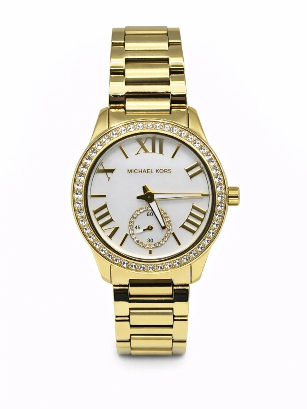 Michael Kors Sage Women's Gold-Tone White Dial Watch MK4805